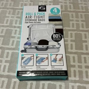 Force 4pcs roll and pack storage bags nwob